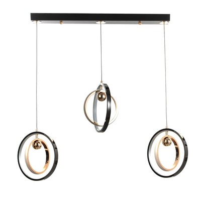 Светильник BayerLux «Хайфи» 87 Вт LED хром 37×6×26.5 см