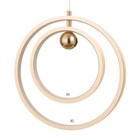 Светильник BayerLux «Хайфи» 36 Вт LED хром 30×30×32 см - фото 22219954