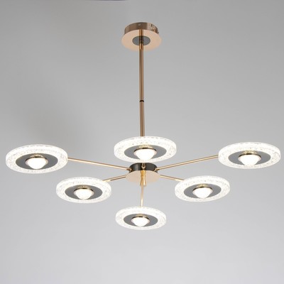 Люстра «Малли» LEd=84 Вт золото 80×80×33 см BayerLux