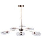 Люстра "Малли" LED 84Вт золото 80х80х33 см BayerLux 9254659