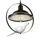 Светильник BayerLux "Птичка" E27 40Вт черно-белый 25х30х30 см 9271046