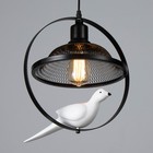 Светильник BayerLux "Птичка" E27 40Вт черно-белый 25х30х30 см 9271046