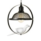 Светильник BayerLux "Птичка" E27 40Вт черно-белый 25х30х30 см 9271046