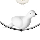 Светильник BayerLux "Птичка" E27 40Вт черно-белый 25х30х30 см 9271046