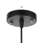 Светильник BayerLux «Эстерио» E27 40 Вт медь 17×17×22 см - фото 22220039