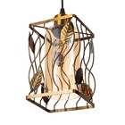 Светильник BayerLux "Листья" E27 40Вт медь 17х17х22 см - фото 22220042