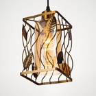 Светильник BayerLux "Листья" E27 40Вт медь 17х17х22 см - фото 22220043