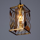 Светильник BayerLux "Листья" E27 40Вт медь 17х17х22 см - фото 22220044