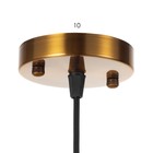 Светильник BayerLux "Листья" E27 40Вт медь 17х17х22 см - фото 22220046