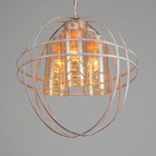 Светильник BayerLux «Сфера» E27 40 Вт белый с золотой патиной 40×40×40-95 см - фото 22220147