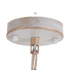 Светильник BayerLux «Сфера» E27 40 Вт белый с золотой патиной 40×40×40-95 см - фото 22220150