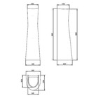 Пьедестал SANTERI "Соната" 1.3601.2.S00.00B.0, белый - Фото 2