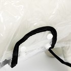 Дождевик для собак, размер M (ДС 26, ОГ 38-41, ОШ 40 см), чёрный - Фото 7