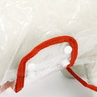 Дождевик для собак, размер M (ДС 26, ОГ 38-41, ОШ 40 см), красный - Фото 7