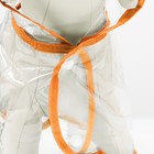 Дождевик для собак, размер S (ДС 22, ОГ 35-38, ОШ 36 см), оранжевый - Фото 8