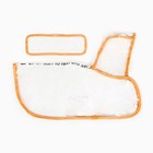 Дождевик для собак, размер S (ДС 22, ОГ 35-38, ОШ 36 см), оранжевый - Фото 10