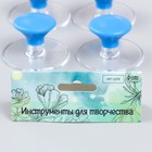 Основа для печати пластик 5,7х5,7х3,5 см (комплект 4 шт) - фото 22220592