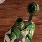 Фляжка «Командор», пластик 1 л, камуфляж зеленый - Фото 3
