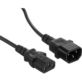 Удлинитель кабеля питания ExeGate Power EC-0,5P, 0.5 м, черный