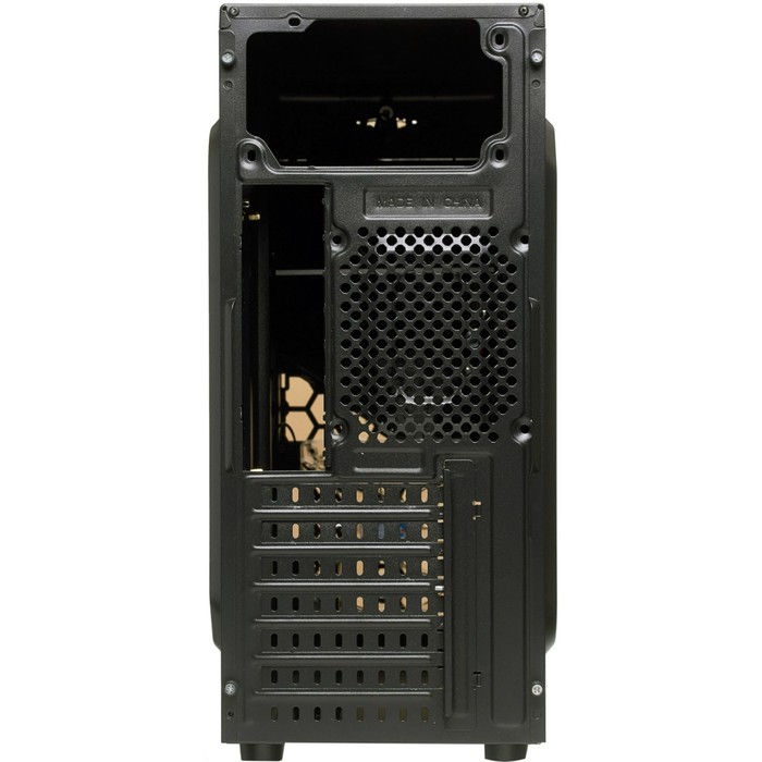 Корпус ExeGate Miditower EVO-8205, без БП,ATX,1хUSB2.0, 1хUSB3.0,чёрный с голубой подсветкой - фото 51644392