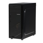 Корпус ExeGate Miditower EVO-8207, без БП,ATX,1хUSB2.0, 1хUSB3.0,чёрный с красной подсветкой - Фото 3