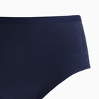 Трусы женские слипы, цвет синий/вензеля, размер 46-48 9666735