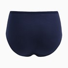 Трусы женские слипы, цвет синий/вензеля, размер 54-56 - фото 50749127