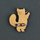 Значок деревянный «Талисман на исполнение желаний», 4×3.5 см - Фото 3