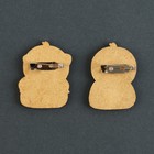 Значки деревянные, неразлучники «Крякнутые», 2 шт., 8 х 12 см. - Фото 4