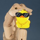 Значки деревянные, неразлучники «Крякнутые», 2 шт., 8 х 12 см. - Фото 6