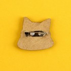 Значок деревянный «Котяо», серия мемы 3,2 х 2,9 - Фото 3