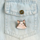 Значок деревянный «Котяо», серия мемы 3,2 х 2,9 - Фото 5