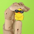 Значок деревянный «Мутки куртки», серия мемы , 2,5 х 3,2 см - Фото 3