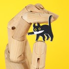 Значок деревянный «Не беси меня», серия мемы , 3,5 х 3,3 см - Фото 4