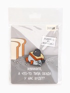 Значок деревянный «Голубь», 3.2×3 см - Фото 8