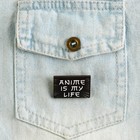 Значок деревянный Anime is my life, аниме, 3.3×2 см - Фото 5