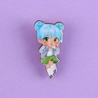 Значок деревянный «Милашка», аниме, 2×3.7 см - Фото 2