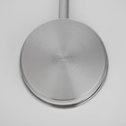 Сковорода из нержавеющей стали «Общепит», d=24 см, h=6,5 см, корпус 0,6 мм, капсульное дно 3,5 мм, индукция - Фото 4