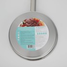 Сковорода из нержавеющей стали «Общепит», d=24 см, h=6,5 см, корпус 0,6 мм, капсульное дно 3,5 мм, индукция - Фото 5