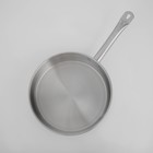 Сковорода Катунь «Общепит», d=28 см, h=7.5 см, корпус 0.6 мм, капсульное дно 3.5 мм, индукция, нержавеющая сталь - Фото 6