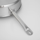 Сковорода Катунь «Общепит», d=32 см, h=8.5 см, корпус 0.6 мм, капсульное дно 3.5 мм, индукция, нержавеющая сталь - Фото 3