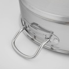 Сковорода Катунь «Общепит», d=32 см, h=8.5 см, корпус 0.6 мм, капсульное дно 3.5 мм, индукция, нержавеющая сталь - Фото 4