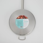 Сковорода Катунь «Общепит», d=32 см, h=8.5 см, корпус 0.6 мм, капсульное дно 3.5 мм, индукция, нержавеющая сталь - Фото 6