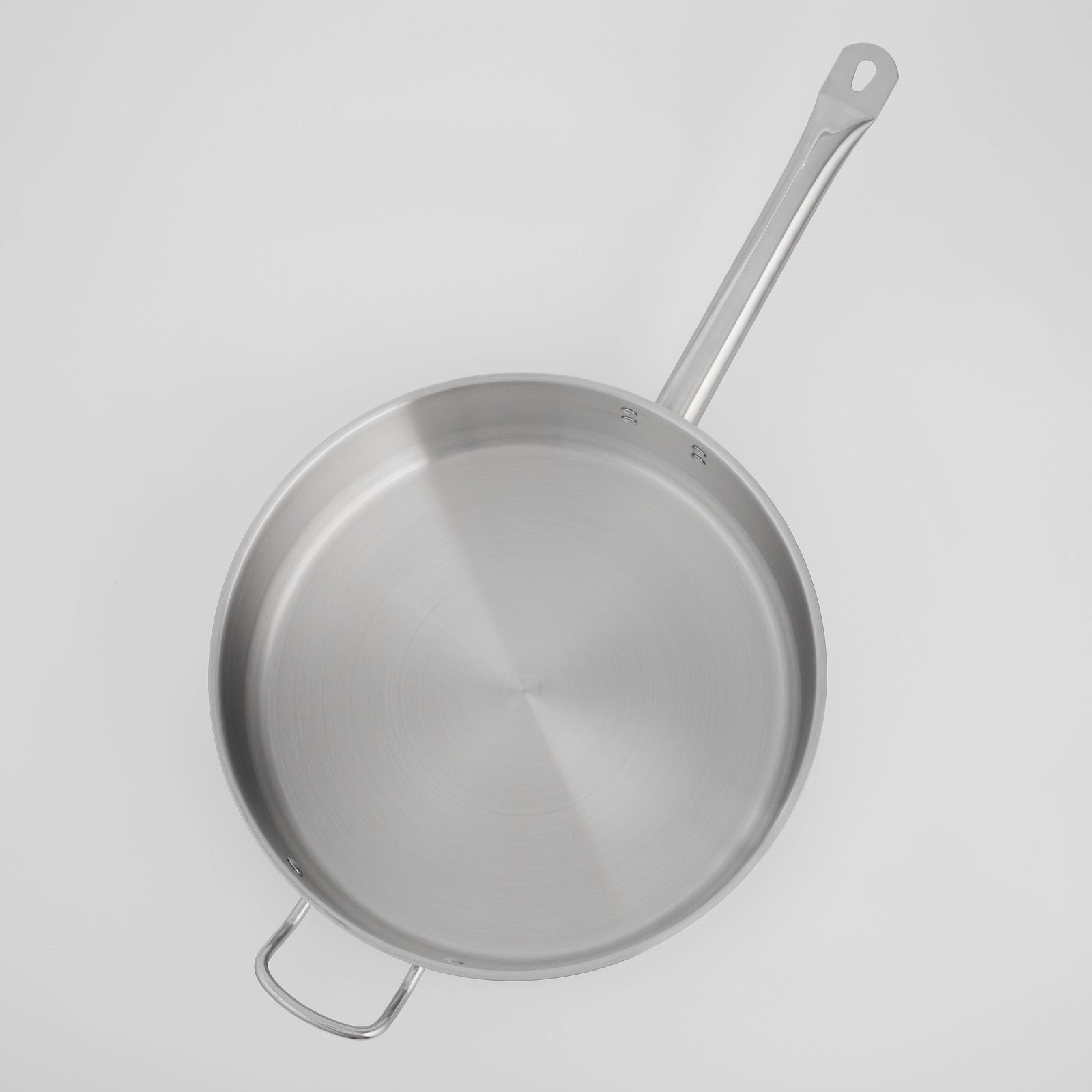 Сковорода из нержавеющей стали «Общепит», d=34 см, h=9 см, корпус 0,6 ...