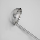 Половник Катунь, 200 мл, d=14 см, ручка 32 см, цельнотянутая ручка, нержавеющая сталь - Фото 2