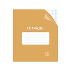 Тетрадь 24 листа в клетку Calligrata "Однотонная Классика с уголком. Эконом", обложка мелованный картон, ВД-лак, блок №2 (серые листы), МИКС 7770470 - фото 14289278