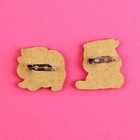 Значки деревянные «Я буду тебя бесить», 2 шт. - Фото 3