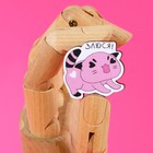 Значки деревянные «Я буду тебя бесить», 2 шт. - Фото 5