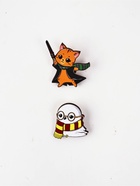 Значки деревянные, неразлучники «Наша дружба это магия», 2 шт., 8×12 см - Фото 3