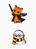 Значки деревянные, неразлучники «Наша дружба это магия», 2 шт., 8×12 см - Фото 3